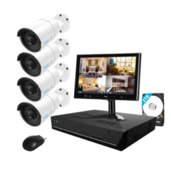 Reolink RLK8-410B4-M PoE 5MP Camerasysteem