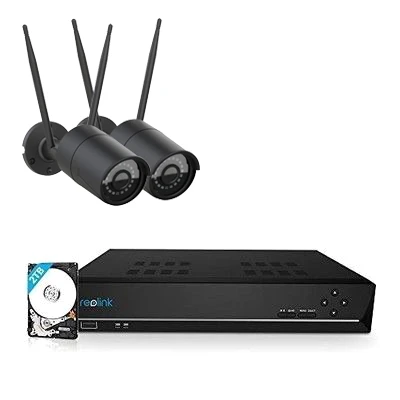 Reolink RLK8-410B2-W 4MP Draadloos Camerasysteem Zwart Reolink RLK8-410B2-W 4MP Draadloos Camerasysteem Zwart -Elektronische Camera Winkel 11269 reolink rlk8 410b2 w 4mp draadloos camerasysteem zwart