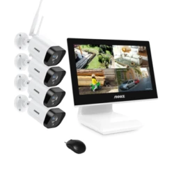 ANNKE ACS-4 N44-W Full HD Draadloos Camerasysteem Met LCD Monitor