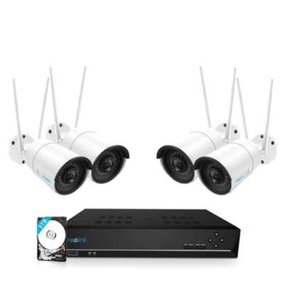 Reolink RLK16-410B4-W 4MP Draadloos Camerasysteem Wit Reolink RLK16-410B4-W 4MP Draadloos Camerasysteem Wit -Elektronische Camera Winkel 12013 reolink rlk16 410b4 w 4mp draadloos camerasysteem wit