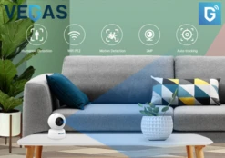 Vegas VGZ-V1 PT Smart Indoor Track + Audio -Elektronische Camera Winkel 12099 vegas vgz v1 pt smart indoor track audio