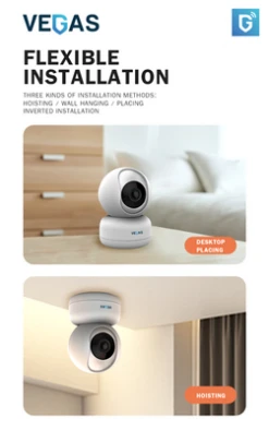 Vegas VGZ-V1 PT Smart Indoor Track + Audio -Elektronische Camera Winkel 12100 vegas vgz v1 pt smart indoor track audio