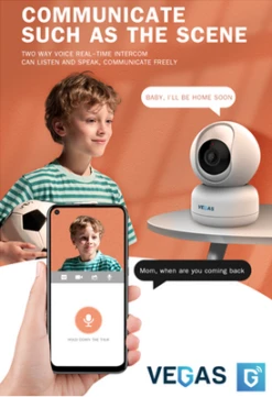 Vegas VGZ-V1 PT Smart Indoor Track + Audio -Elektronische Camera Winkel 12101 vegas vgz v1 pt smart indoor track audio