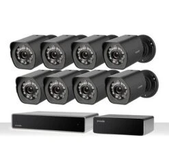 Zmodo ZS-2NL8-B Full HD 1080p SPoE Camerasysteem Zwart