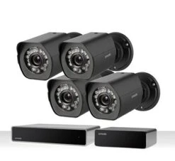 Zmodo ZS-2NL4-B Full HD 1080p SPoE Camerasysteem Zwart