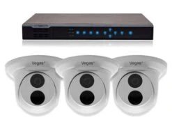 Vegas CS-P3 ProView 4MP PoE Beveiligingscamera Set