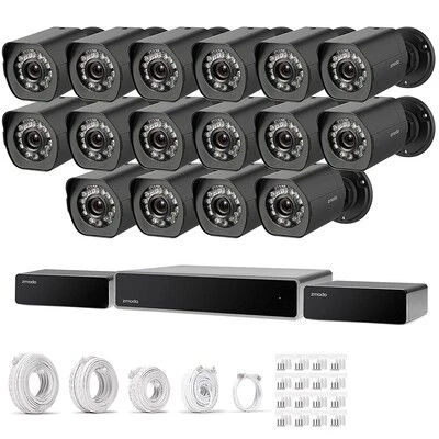 Zmodo BS-1NL6-B sPoE Camerasysteem Zwart Zmodo BS-1NL6-B SPoE Camerasysteem Zwart -Elektronische Camera Winkel 8006 zmodo bs 1nl6 b spoe camerasysteem zwart