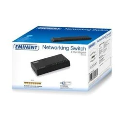 Eminent EM4442 8 Poorts Gigabit Netwerk Switch 2 Eminent EM4442 8 Poorts Gigabit Netwerk Switch -Elektronische Camera Winkel 8223 eminent em4442 8 poorts gigabit netwerk switch
