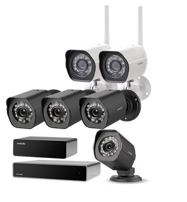 Zmodo ZS-2NL4-B Zwart Wired-Wireless Combi 1TB 2-Pack Zmodo ZS-2NL4-B Zwart Wired-Wireless Combi 1TB 2-Pack -Elektronische Camera Winkel 9395 zmodo zs 2nl4 b zwart wired wireless combi 1tb 2 pack