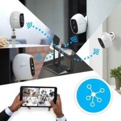 EZVIZ C3A Triple Pack Met Basisstation 9 EZVIZ C3A Triple Pack Met Basisstation -Elektronische Camera Winkel 9945 ezviz c3a triple pack met basisstation